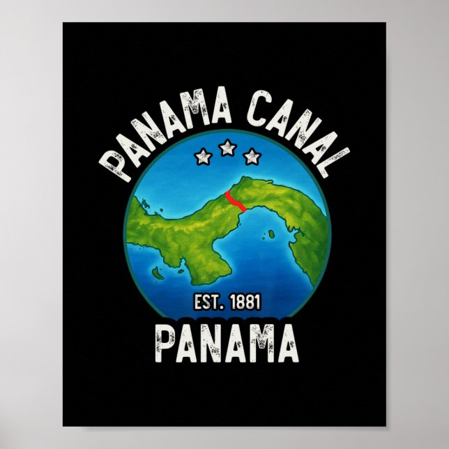 Panama Canal Est.1881  Poster (Front)