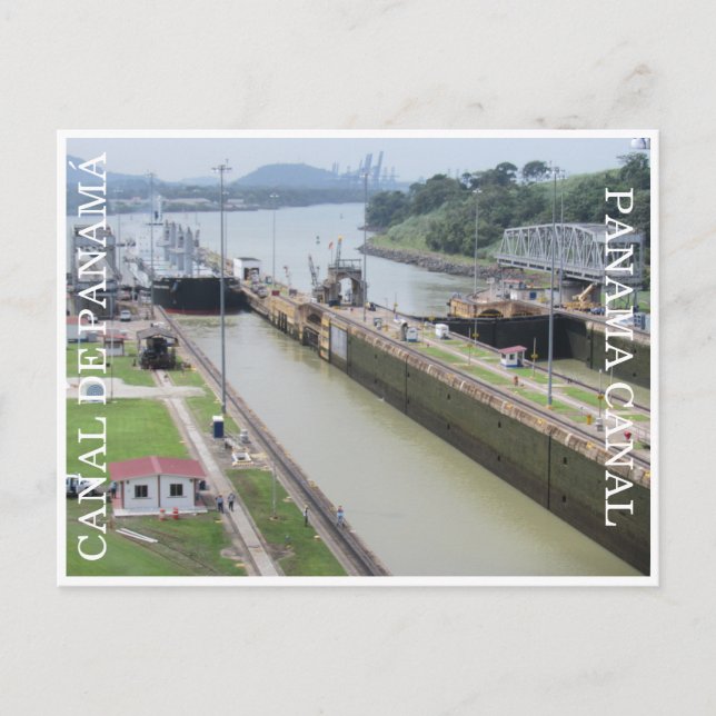 panama canal lake postcard (Front)