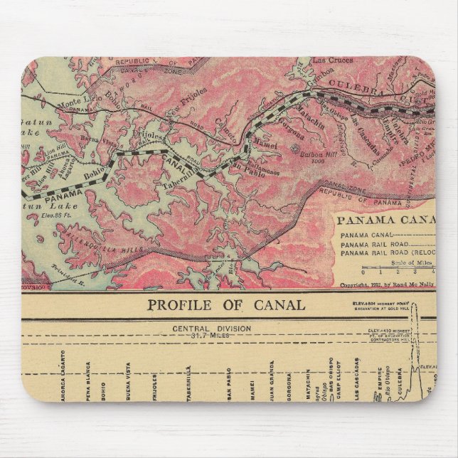 Panama Canal Mouse Pad (Front)
