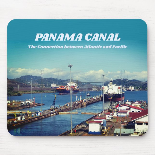 Panama Canal Mouse Pad (Front)