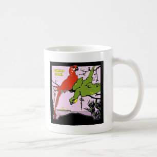 Panama Canal Parrots Coffee Mug