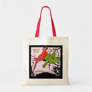 Panama Canal Parrots Tote Bag