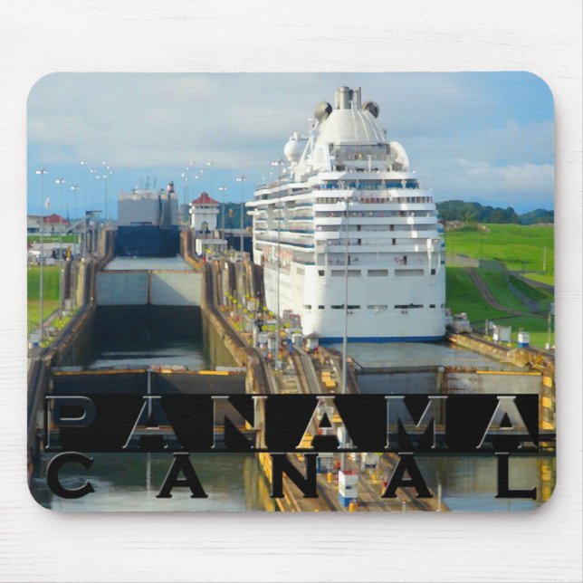 Panama Canal Souvenir Mouse Pad (Front)