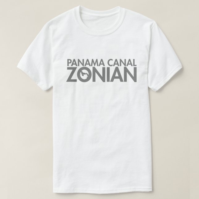 Panama Canal Zonian T-Shirt (Design Front)