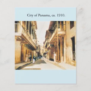 Panama Casco Viejo old photo repro Flyer