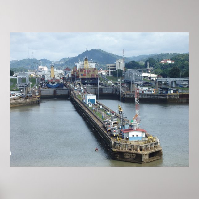 Panama Channel Lock Poster (Front)