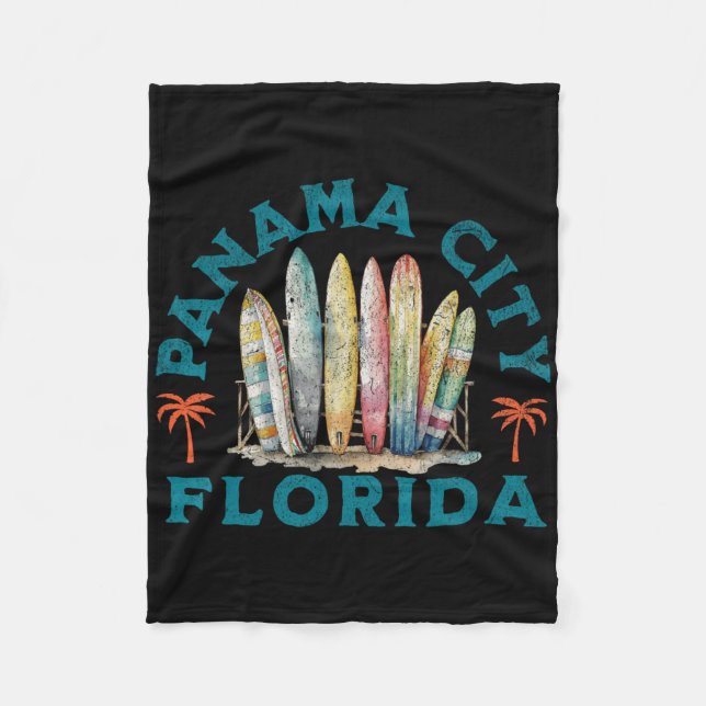 Panama City _5  Fleece Blanket (Front)