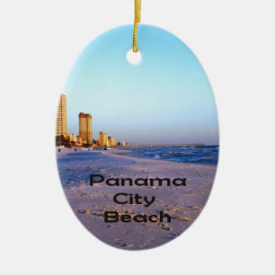 Panama City Beach Ceramic Ornament