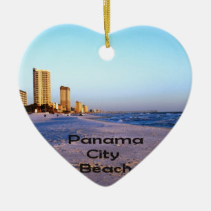 Panama City Beach Ceramic Ornament