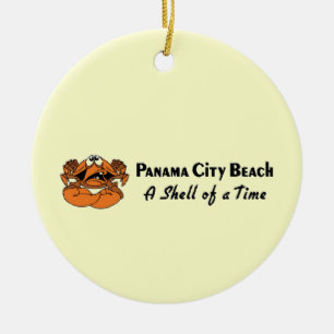 Panama City Beach Crab Ceramic Tree Decoration