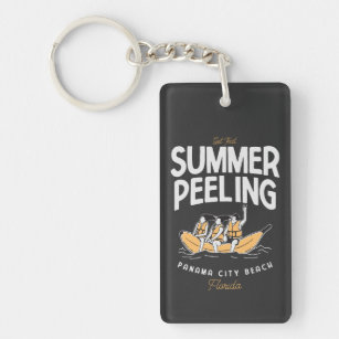 PANAMA CITY BEACH FL Get That Summer Peeling Key Ring