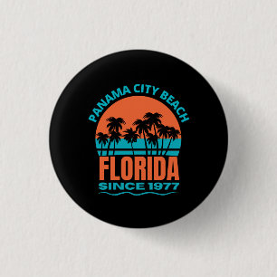 Panama City Beach Florida 3 Cm Round Badge