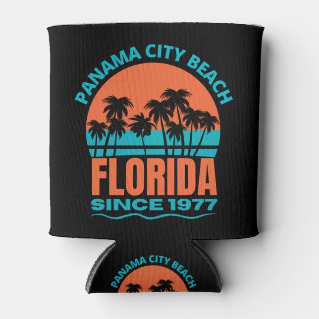 Panama City Beach Florida Can Cooler (Front)