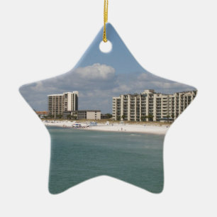 Panama City Beach, Florida Ceramic Tree Decoration