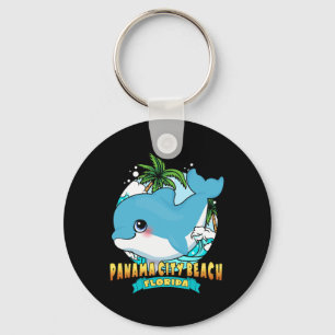 Panama City Beach Florida Cute Ba Key Ring