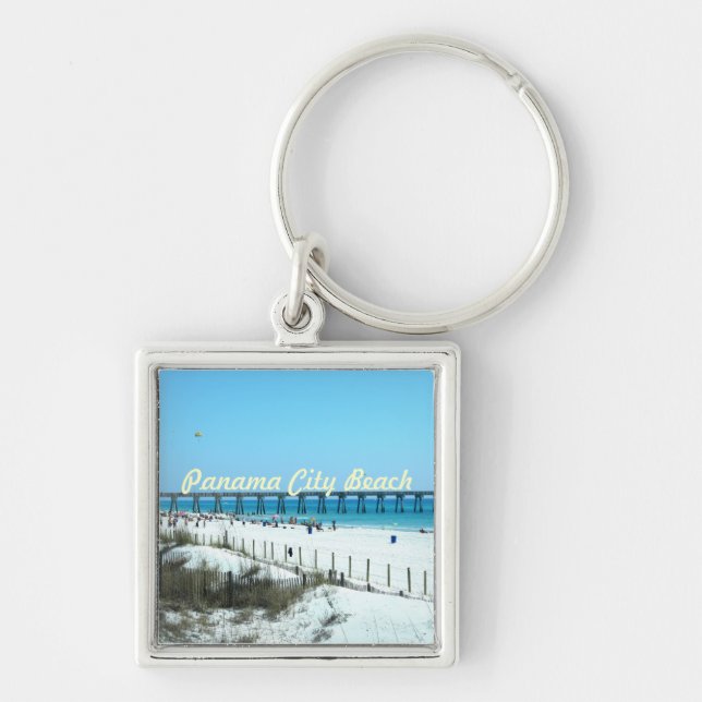 Panama City Beach Florida Key Ring (Front)
