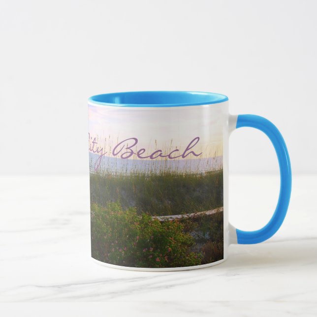 PANAMA CITY BEACH, FLORIDA mug baby blue (Right)