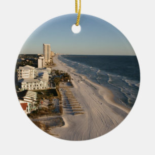 Panama City beach Florida picture Ceramic Ornament