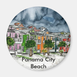 Panama City Beach Florida tropical art gifts Magnet