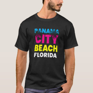 Panama City Beach Florida Vacation Souvenir Colorf T-Shirt