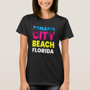 Panama City Beach Florida Vacation Souvenir Colorf T-Shirt