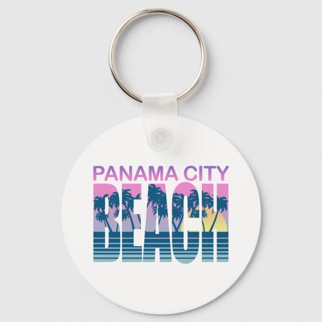 Panama City Beach Key Ring (Front)