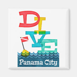 Panama City Dive - Colourful Scuba Magnet