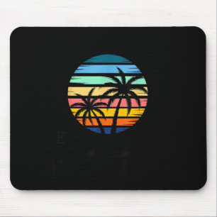 Panama city florida beach sunset palm tree tropica mouse pad