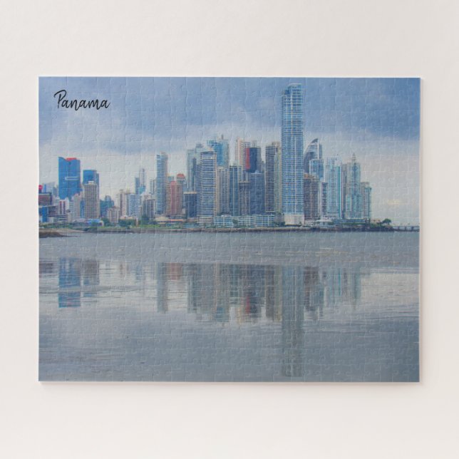 panama city reflections jigsaw puzzle (Horizontal)