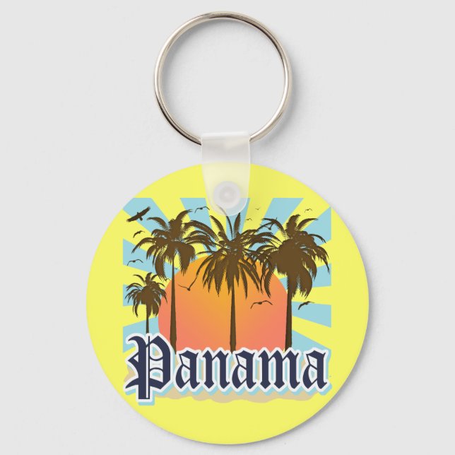 Panama City Souvenir Key Ring (Front)
