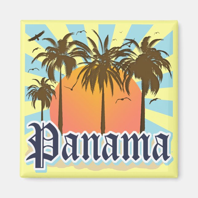 Panama City Souvenir Magnet (Front)