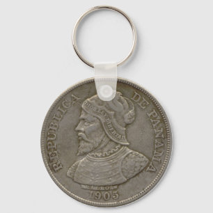 Panama Coin Keychain