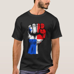 Panama Flag Handfist Panamanian Pride Panamanian R T-Shirt