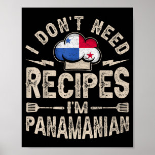 Panama Flag Proud Panamanians Men & Women Poster