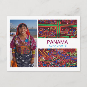 Panama Kuna Crafts postcard