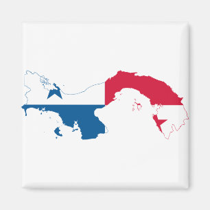 PANAMA - MAP/LOGO/FLAG/COLORS/CREST MAGNET
