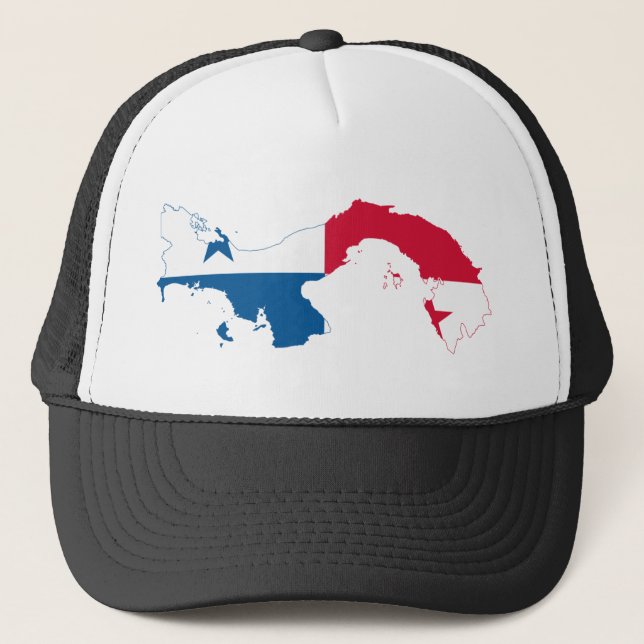 PANAMA - MAP/LOGO/FLAG/COLORS/CREST TRUCKER HAT (Front)