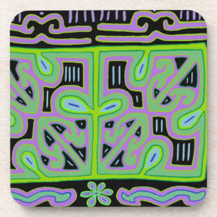 Panama Mola Music Box Coaster