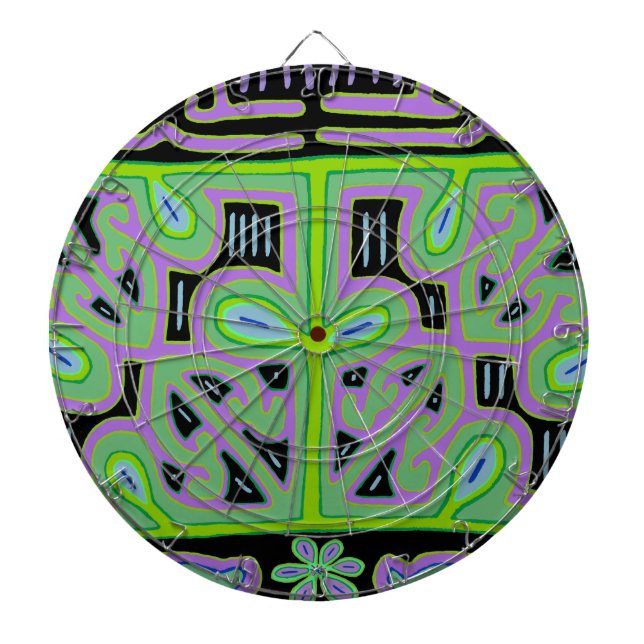 Panama Mola Music Box Dartboard (Front)