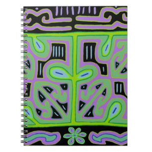 Panama Mola Music Box Notebook