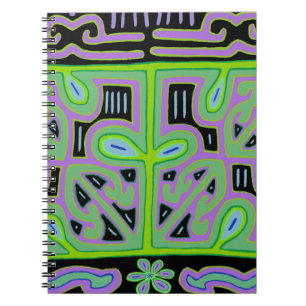 Panama Mola Music Box Notebook