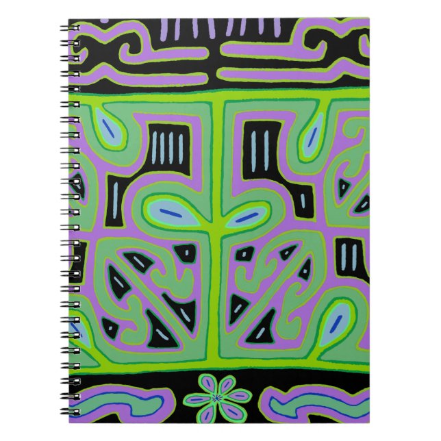 Panama Mola Music Box Notebook (Front)