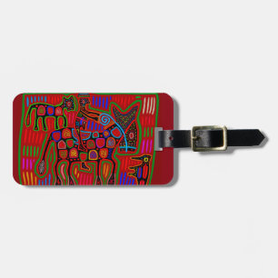 Panama Mola - Save a Horse Ride a Cowboy Luggage Tag