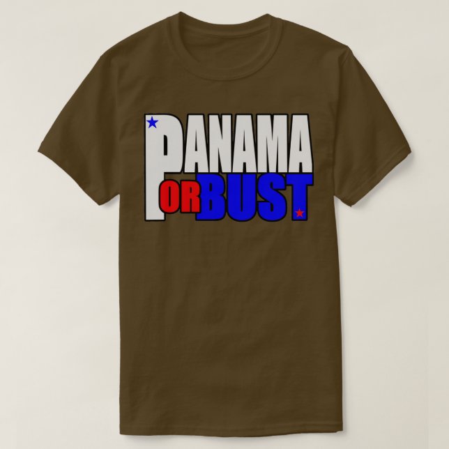 Panama or BUST T-Shirt (Design Front)