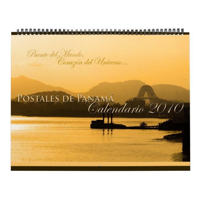 PANAMA POSTALS CALENDAR 2010 (Cover)