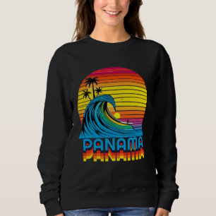 Panama Retro Throwback Surf & Beach Souvenir Sweatshirt