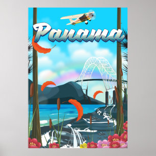 Panama River vacation print
