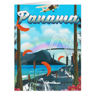 Panama River vacation print