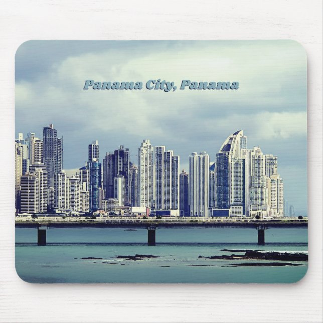 Panama Skyline Mouse Pad (Front)