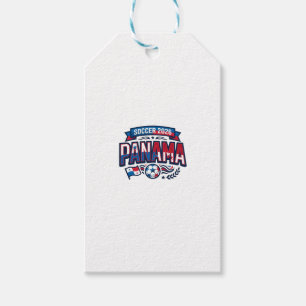 Panama Soccer 2026 Soccer Bold Country Typography Gift Tags